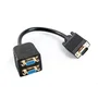 Lanberg AD-0020-BK Splitter VGA Macho a 2x VGA Hembra Negro